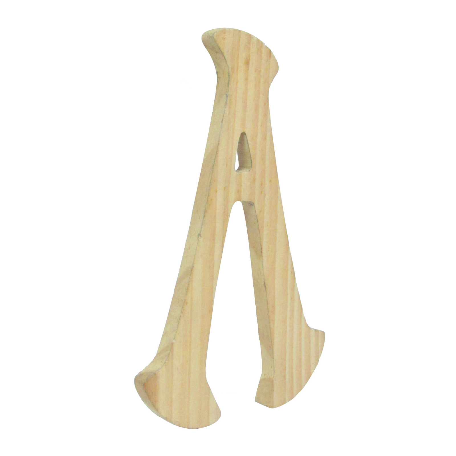 6" Unfinished Chunky Wood Letter By ArtMinds®